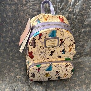 NWT Loungefly Disney 100 years of Wonder & Music backpack